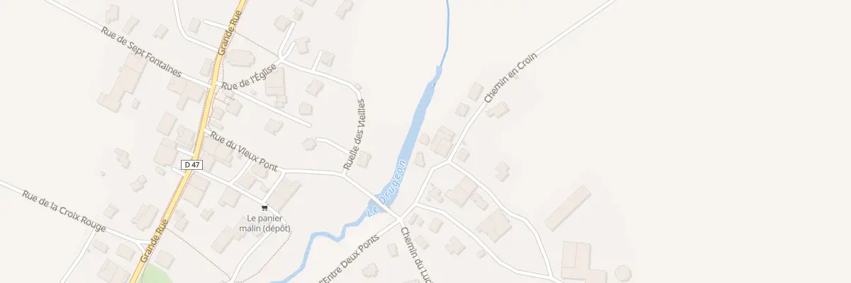 Plan du 8 Rue du Coin des Petits à Bouverans