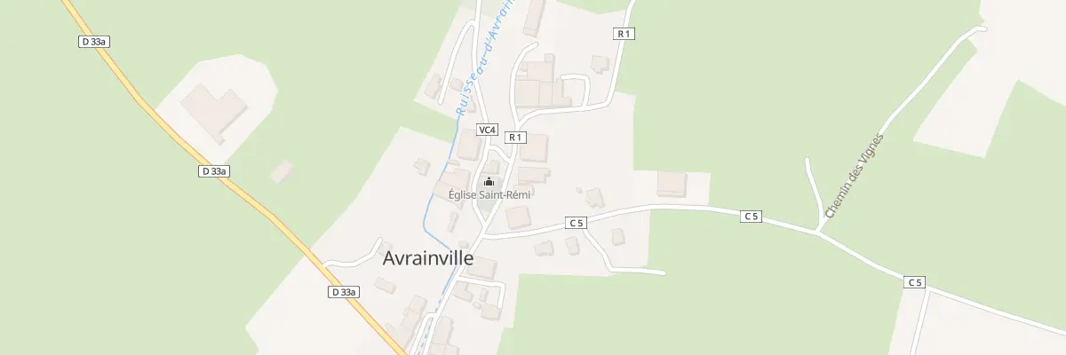 Plan du 18 Gr Grande Rue à Avrainville