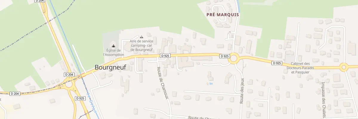 Plan du 300 Rte de Maurienne à Bourgneuf