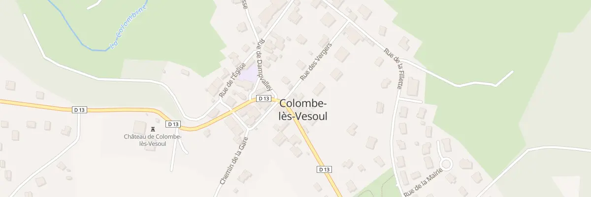 Plan du 29 Gr Grande Rue à Colombe-lès-Vesoul