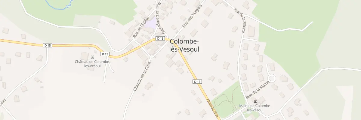 Plan du 42 Gr Grande Rue à Colombe-lès-Vesoul
