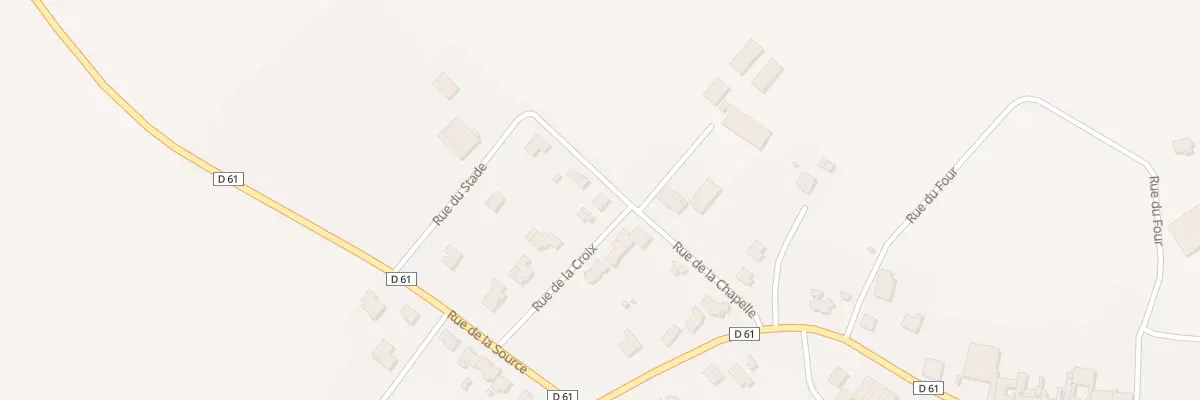 Plan du 11 Rue de la Croix à Benney