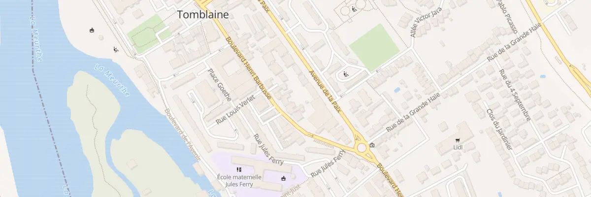 Plan du 57 Bd Henri Barbusse à Tomblaine