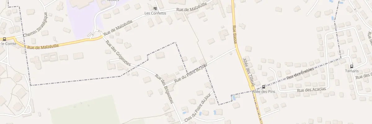 Plan du 12 Che du Point du Jour à Dommartemont