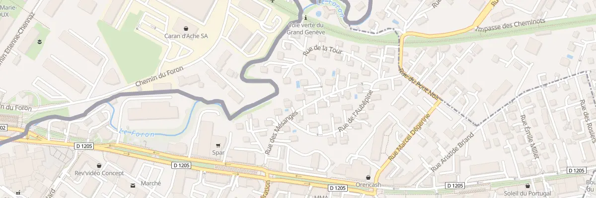 Plan du 17 Rue des Mésanges à Gaillard
