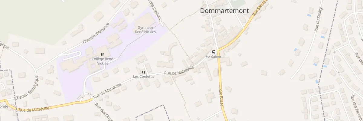 Plan du 14 Rue de Malzéville à Dommartemont
