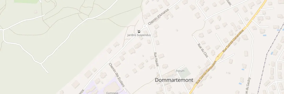 Plan du 54 Che d’Amance à Dommartemont
