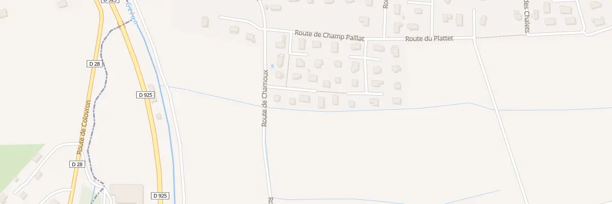 Plan du 72 Imp de la Plaine à Bourgneuf