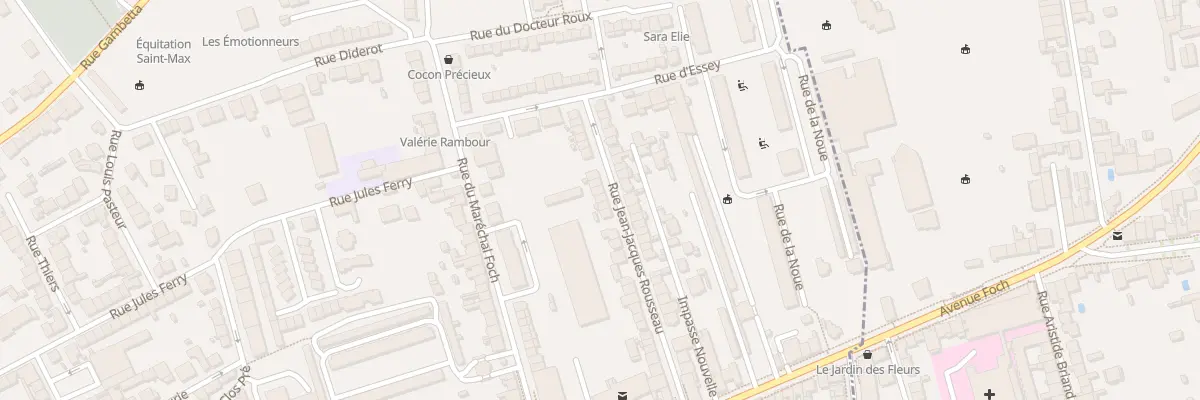 Plan du 33 Rue Jean Jacques Rousseau à Saint-Max