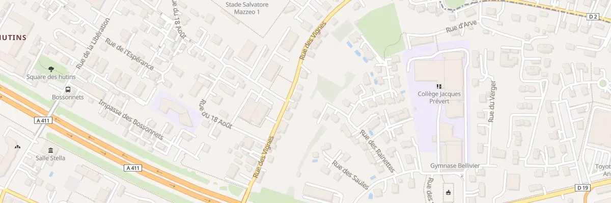 Plan du 27 Rue des Vignes à Gaillard