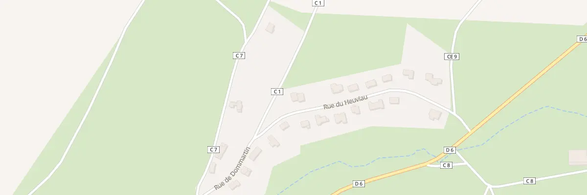 Plan du 1 Rue du Heuviau à Ville-sur-Illon