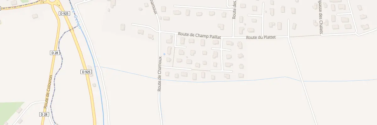 Plan du 81 Imp de la Plaine à Bourgneuf