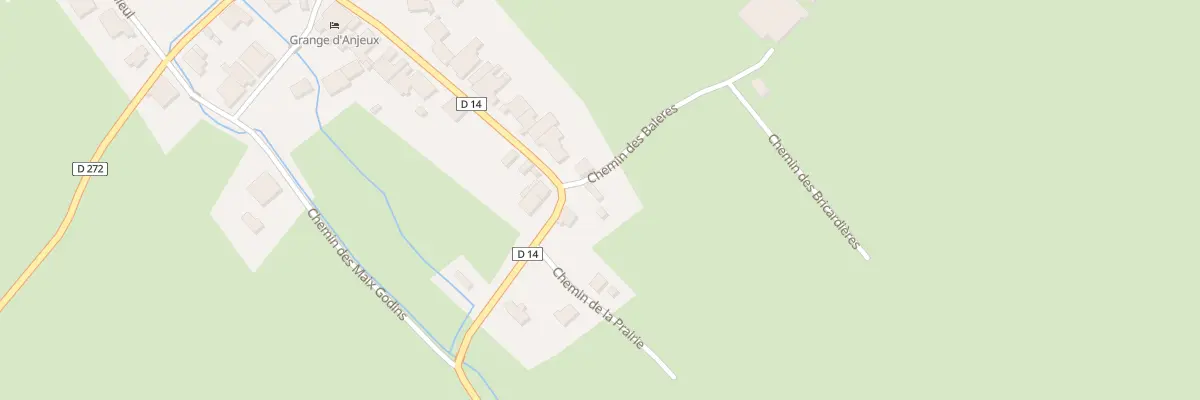 Plan du 25 Rue de la Cornée à Anjeux