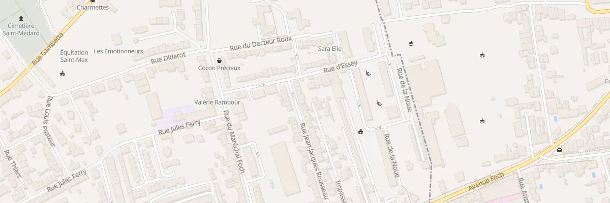 Plan du 46 Rue Jean Jacques Rousseau à Saint-Max