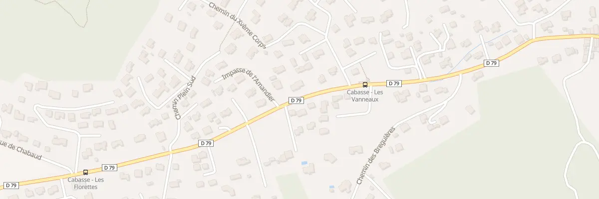 Plan du 5846 Poirier de Mones à Cabasse