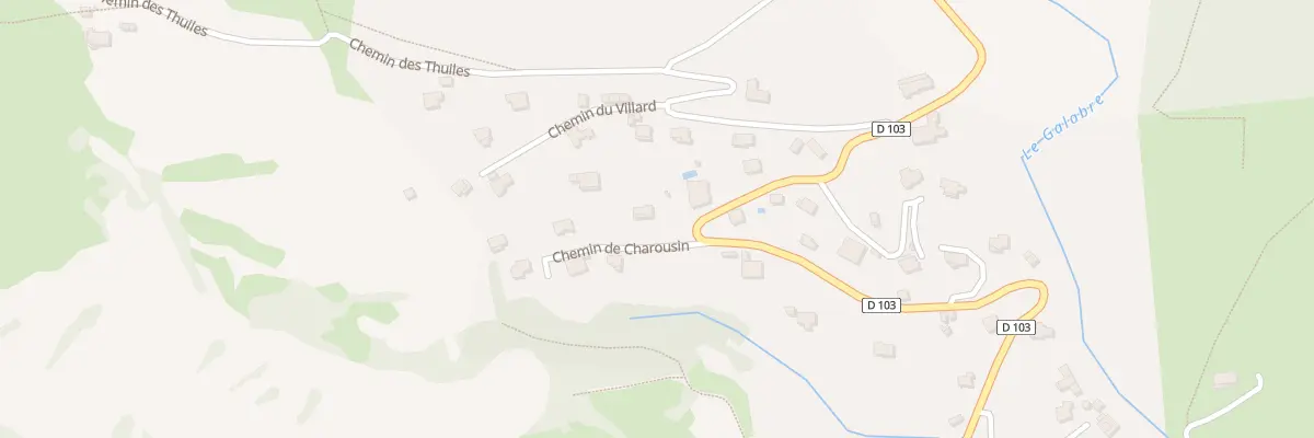Plan du 7009 Les Lauzes du Villard à La Robine-sur-Galabre
