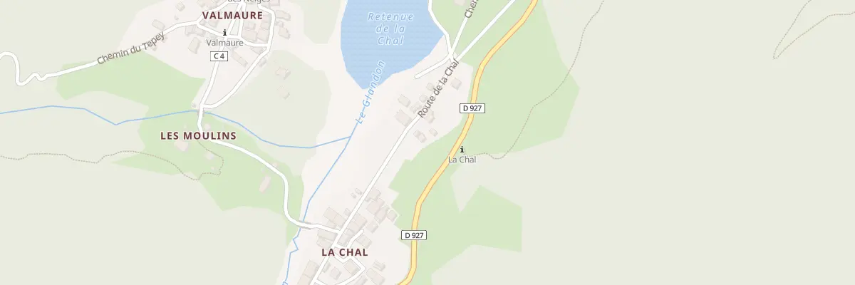 Plan du 5221A La Chal à Saint-Colomban-des-Villards