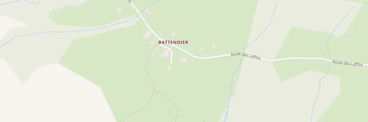 Plan du 92 Che de Battendy à Fillière