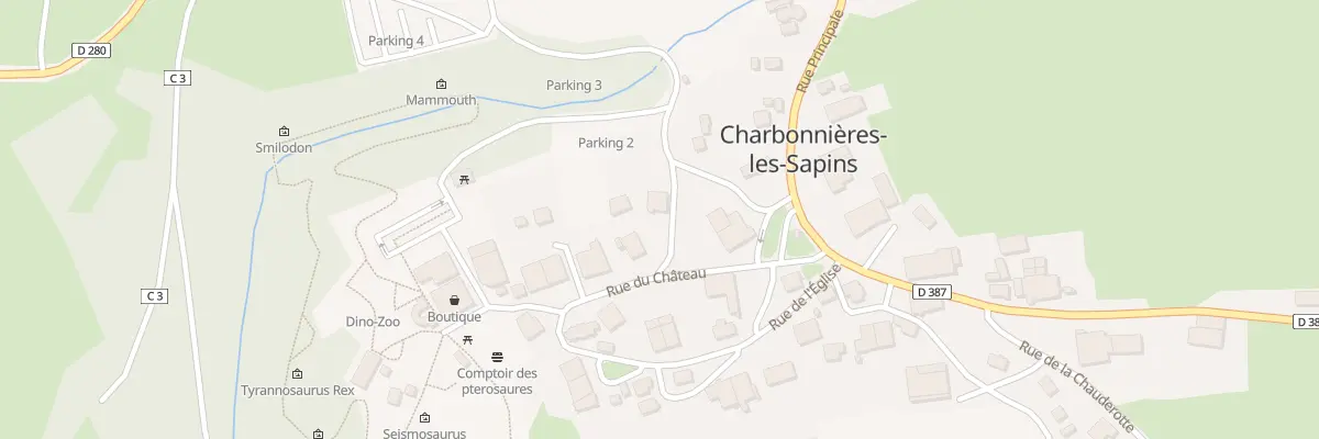 Plan du 6 Rue du Château à Étalans
