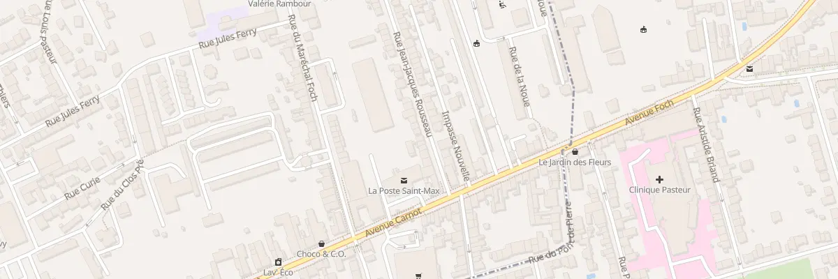 Plan du 13 Rue Jean Jacques Rousseau à Saint-Max