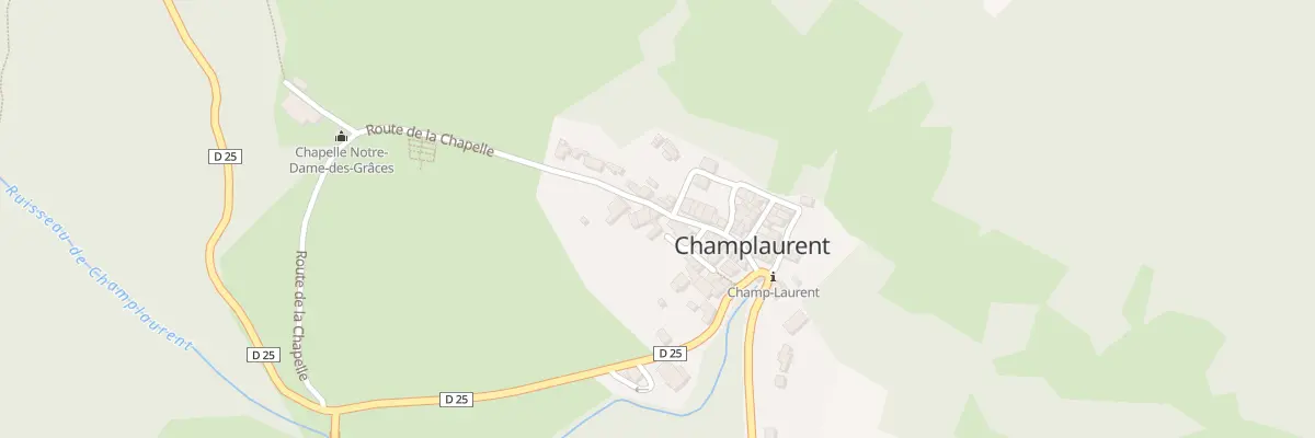 Plan du 5003 Champlaurent à Champ-Laurent
