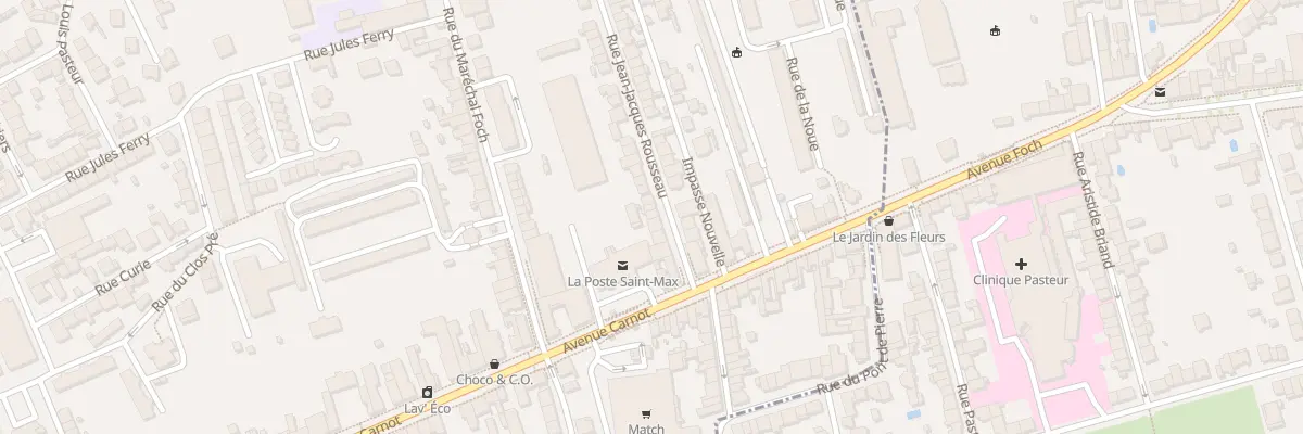 Plan du 9 Rue Jean Jacques Rousseau à Saint-Max