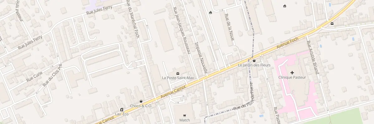 Plan du 7 Rue Jean Jacques Rousseau à Saint-Max