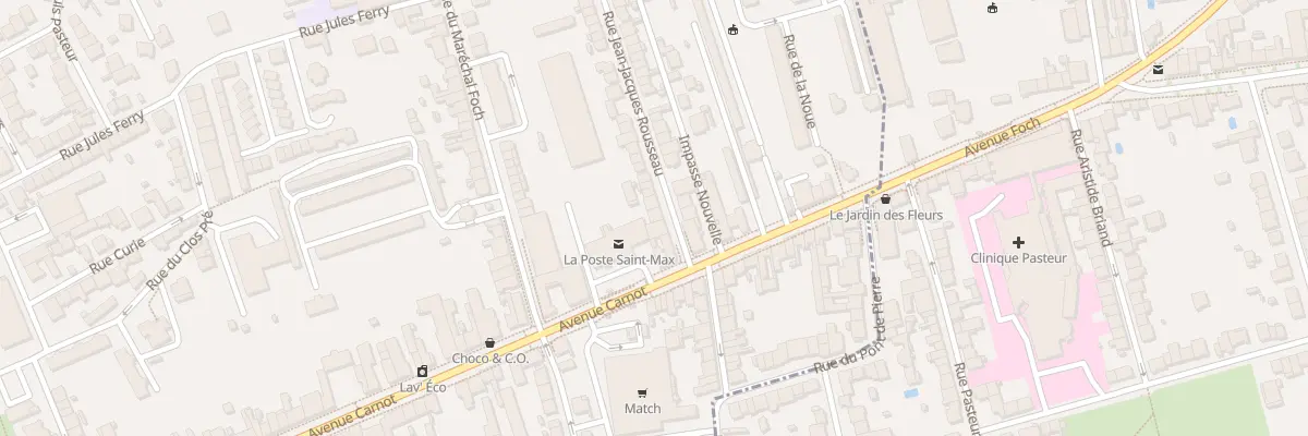 Plan du 5 Rue Jean Jacques Rousseau à Saint-Max
