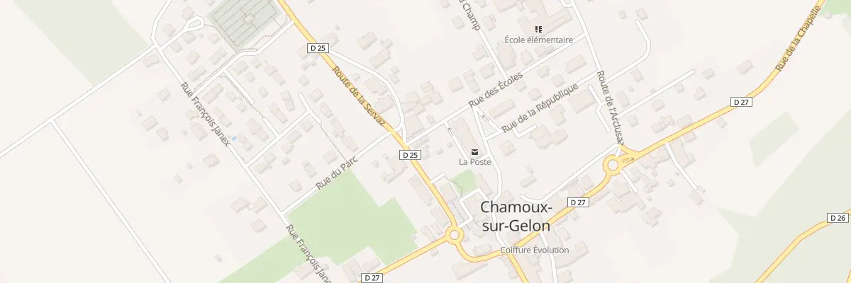 Plan du 92 Rue du 19 mars 1962 à Chamoux-sur-Gelon