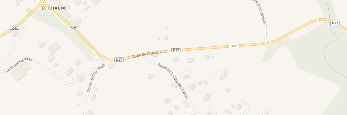 Plan du 2217 Rte de Cruseilles à Fillière