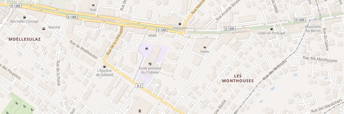 Plan du 105C Rue de Geneve à Gaillard