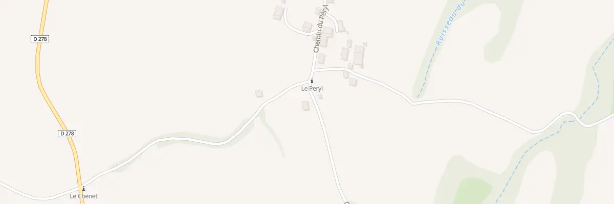 Plan du 564 Che du Peryl à Arbusigny
