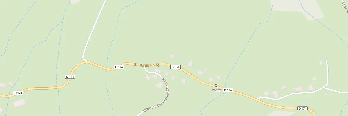 Plan du 1956 Rte de Possy à Fillière