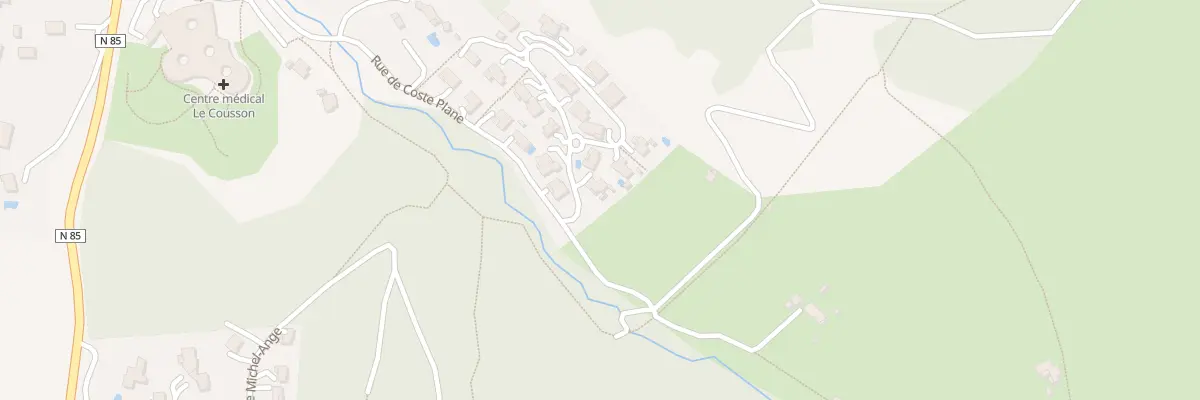 Plan du 6 Rue de Coste-Plane à Digne-les-Bains
