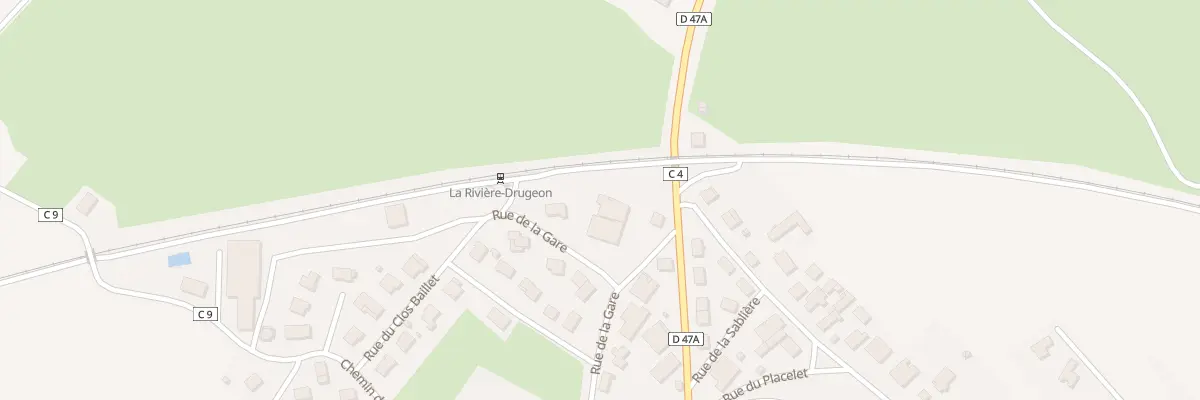 Plan du 13 Rue de la Gare à La Rivière-Drugeon