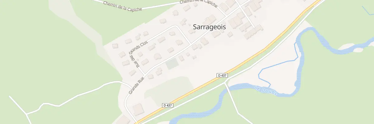 Plan du 29 Vc Grande Rue à Sarrageois