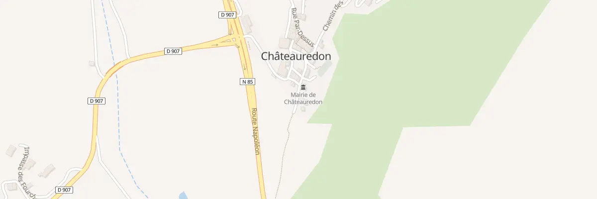 Plan du 5002 Le Village à Châteauredon