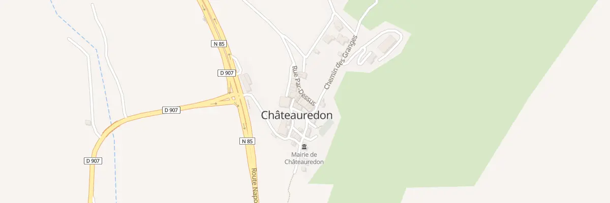 Plan du 5016 L’Hubac et Saint Jean à Châteauredon