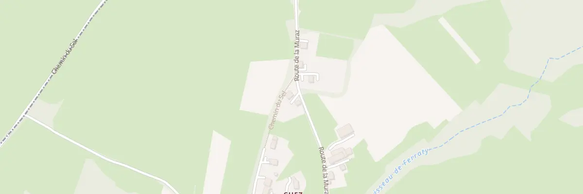 Plan du 1261 Rte de la Muraz à Arbusigny