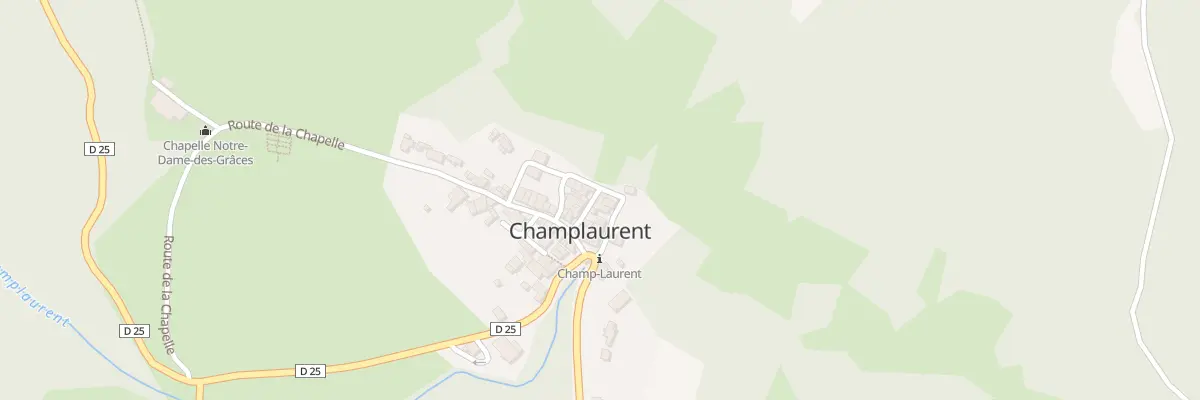Plan du 5020 Champlaurent à Champ-Laurent