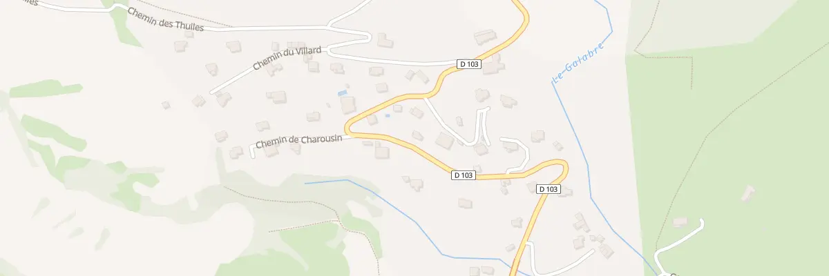 Plan du 7010 Les Lauzes du Villard à La Robine-sur-Galabre