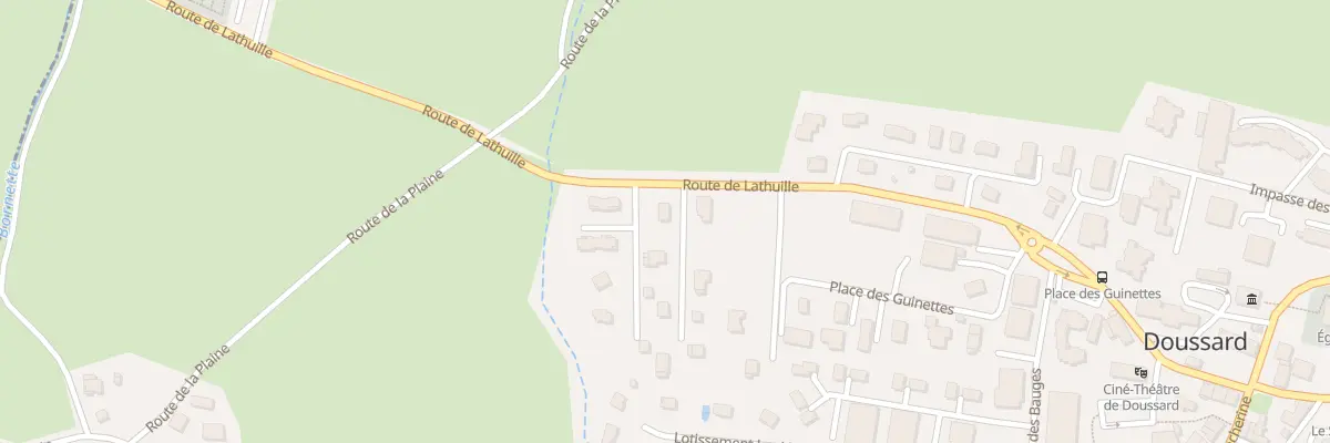 Plan du 475B Rte de Lathuile à Doussard