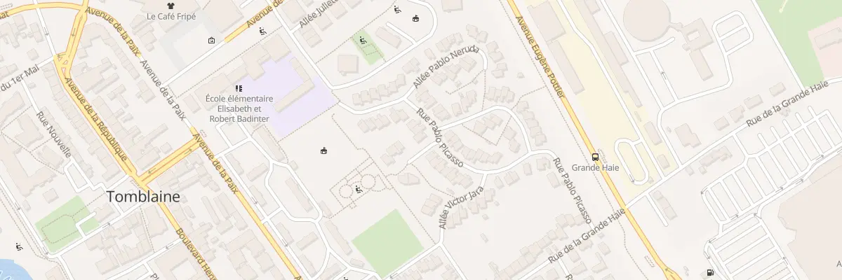 Plan du 18 Rue Pablo Picasso à Tomblaine