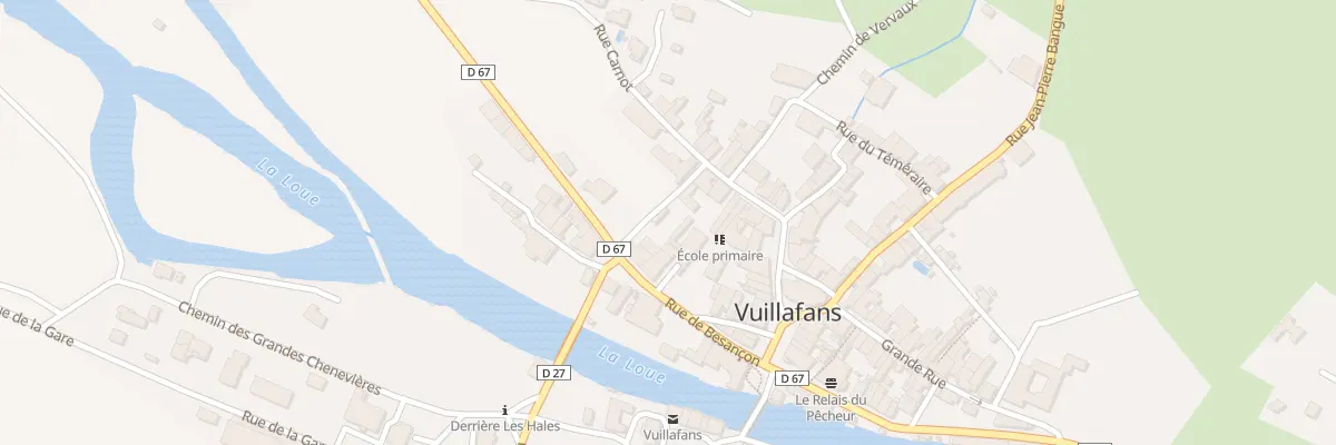 Plan du 4 Rue Gustave Courbet à Vuillafans