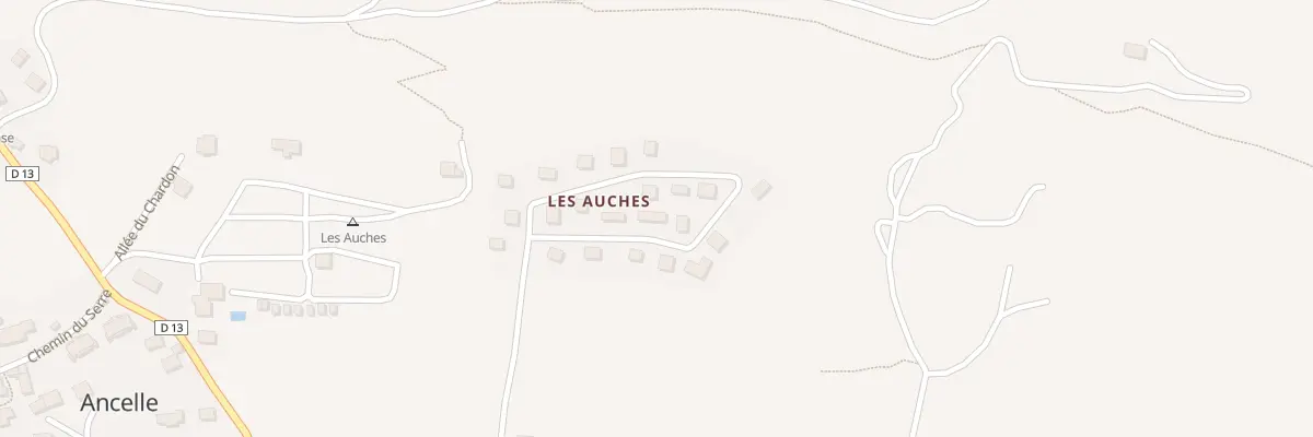 Plan du 96 All du Domaine des Auches à Ancelle