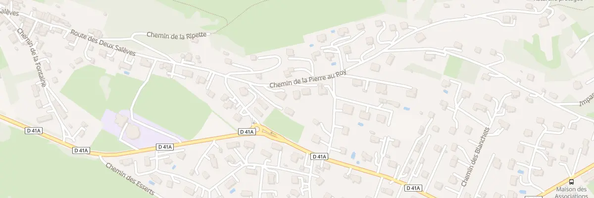 Plan du 114 Che de la Pierre au Roy à Monnetier-Mornex