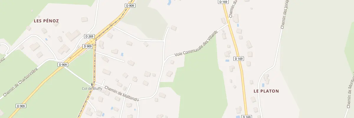 Plan du 220 Che de Maltondu à Bluffy