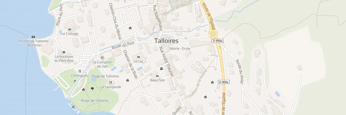 Plan du 71 Rue andré theuriet à Talloires-Montmin