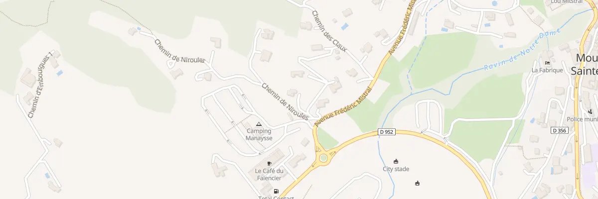 Plan du 7236 Niroules à Moustiers-Sainte-Marie