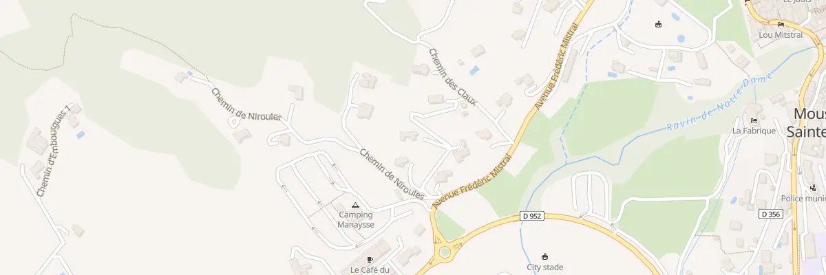 Plan du 5008A Le Claux à Moustiers-Sainte-Marie